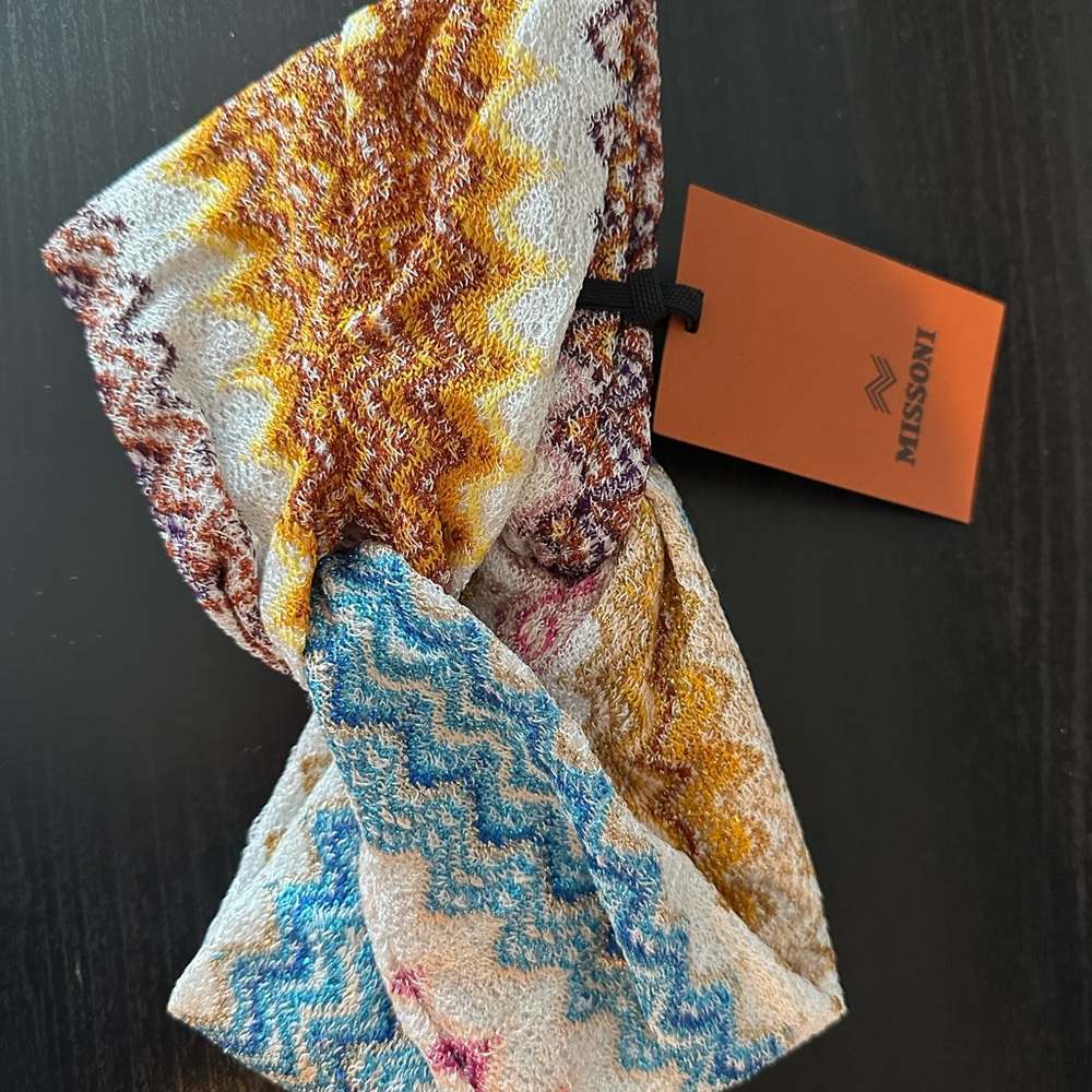 Missoni Multicolor Zigzag Headband